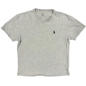 Polo Ralph Lauren TShirt Small Pony Heather Grey Cotton Small